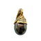 Pendentif Pendentif ouvrant en or jaune 750, perle de Tahiti et diamants 58 Facettes 330104392