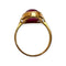 Bague 55 Bague en or jaune 750/1000 avec cabochon rose 58 Facettes 330102403