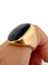 Bague 54 Pomellato - Bague Victoria en or jaune 18 ct avec jais noir 58 Facettes 606/26 B SHD