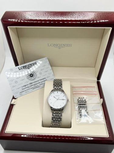 Montre Longines Lyre - Montre à quartz en acier 32 mm 58 Facettes 2383