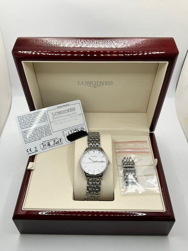 Montre Longines Lyre - Montre à quartz en acier 32 mm 58 Facettes 2383