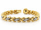 Bracelet Chimento - Bracelet en or jaune et blanc 18 carats avec diamants 58 Facettes 91075