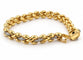 Bracelet Chimento - Bracelet en or jaune et blanc 18 carats avec diamants 58 Facettes 91075