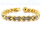 Bracelet Chimento - Bracelet en or jaune et blanc 18 carats avec diamants 58 Facettes 91075