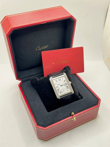 Montre Cartier - Montre Tank Solo XL automatique 58 Facettes 2390