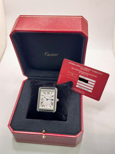 Montre Cartier - Montre Tank Solo XL automatique 58 Facettes 2390