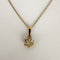 Pendentif Pendentif fleur en or jaune 18k et diamants 58 Facettes 2610005