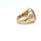 Bague 54 Pomellato Cipria - Bague cocktail en or jaune 18 carats et quartz rose 58 Facettes