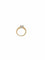 Bague 60 Bague de fiançailles italienne - Or jaune et blanc 18 carats, rapport HRD 58 Facettes A2113