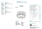 Bague 59 Bague italienne certifiée HRD en or blanc 18 carats, 141 diamants naturels, 4,75 ct 58 Facettes A2114
