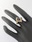 Bague 52 Bague vintage italienne certifiée IGI - Or jaune, diamants et saphir 58 Facettes A2115