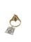 Bague 52 Bague vintage italienne certifiée IGI - Or jaune, diamants et saphir 58 Facettes A2115
