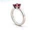 Bague 50.5 Maison JAUBALET Judith Solo - Solitaire en or blanc 18 carats avec rubis de Birmanie 58 Facettes 91082