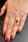 Bague 50.5 Maison JAUBALET Judith Solo - Solitaire en or blanc 18 carats avec rubis de Birmanie 58 Facettes 91082