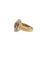 Bague 56 Bague cocktail italienne en or jaune 18 carats, rubis et diamants naturels 58 Facettes A2117