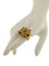 Boucles d'oreilles Luxembourg Creation - Ensemble de bijoux en or jaune 18 carats, émeraudes, saphirs et diamants 58 Facettes PA1525