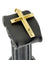 Croix vintage italienne en or jaune 18 carats 58 Facettes P1916