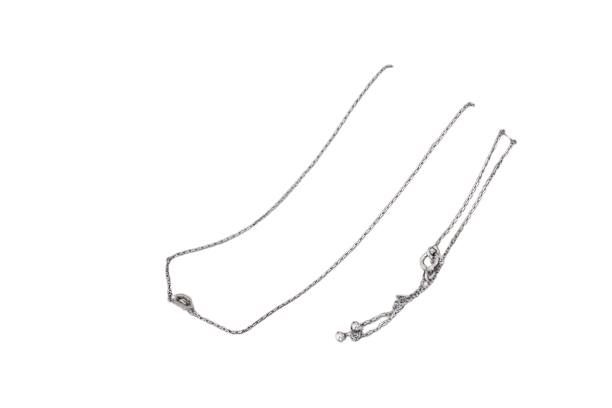 Pendentif Pendentif en or gris 750 avec diamant de 0,15 ct 58 Facettes Pendentif-6