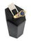 Bague 58 Bague cocktail en or jaune 18 carats, saphir, diamants, certifiée IGI 58 Facettes A2137