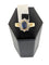 Bague 58 Bague cocktail certifiée IGI en or jaune et blanc 18 carats, diamants et saphir 58 Facettes A2136