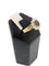 Bague 58 Bague cocktail certifiée IGI en or jaune et blanc 18 carats, diamants et saphir 58 Facettes A2136