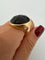 Bague 54 Pomellato - Bague Victoria Jet en or jaune 18k avec diamant latéral 58 Facettes 606/26 A SHD