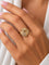 Bague 54 Bague cocktail belge certifiée HRD en or jaune 18 carats avec diamants naturels 58 Facettes A2134