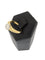 Bague 53 Bague de fiançailles certifiée HRD en or jaune et blanc 18 carats 58 Facettes A2133