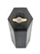 Bague 53 Bague de fiançailles certifiée HRD en or jaune et blanc 18 carats 58 Facettes A2133