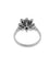 Bague 51 Bague cocktail française certifiée HRD en or blanc 18 carats avec diamants naturels 58 Facettes A2131