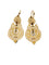 Boucles d'oreilles Queen - Boucles d’oreilles portugaises en or jaune 19 carats 58 Facettes OR1616
