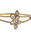 Bracelet Bracelet rigide français en or jaune 18 carats serti de diamants naturels 58 Facettes BR1578