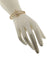 Bracelet Bracelet rigide français en or jaune 18 carats serti de diamants naturels 58 Facettes BR1578