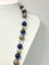 Collier Collier sautoir italien vintage en or 18k et lapis-lazuli 58 Facettes Collana Lapis Lazuli