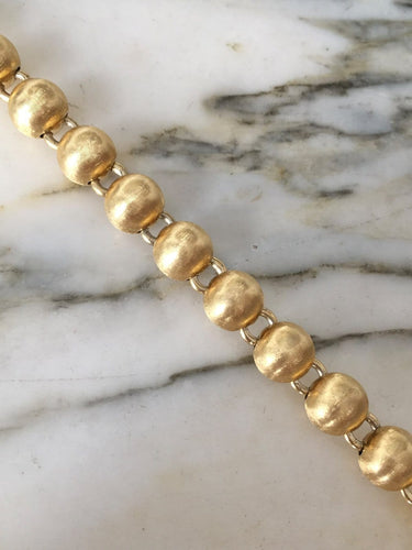 Bracelet Bracelet en or jaune 18k à 21 boules 58 Facettes 308