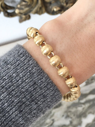 Bracelet Bracelet en or jaune 18k à 21 boules 58 Facettes 308