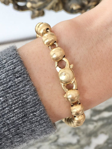 Bracelet Bracelet en or jaune 18k à 21 boules 58 Facettes 308