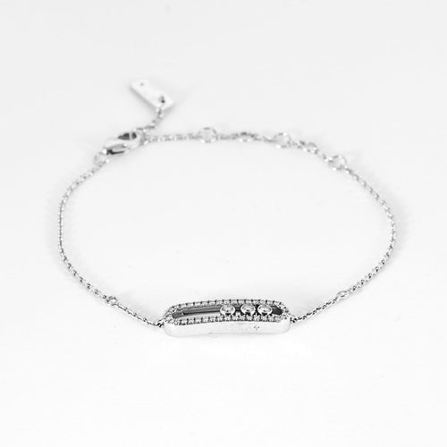 Bracelet Messika Baby Move Pavé - Bracelet en or 18K et diamants 58 Facettes 58FC72