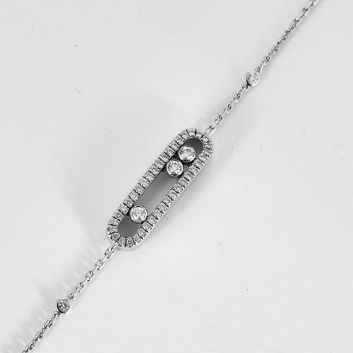 Bracelet Messika Baby Move Pavé - Bracelet en or 18K et diamants 58 Facettes 58FC72