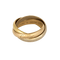Bague 53 Cartier Trinity - Bague trois anneaux en or jaune, blanc et rose 18K 58 Facettes 58FC73