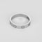Bague 54 Cartier Love - Alliance en or blanc 18k, petit modèle 58 Facettes 58FC71
