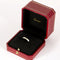 Bague 54 Cartier Love - Alliance en or blanc 18k, petit modèle 58 Facettes 58FC71