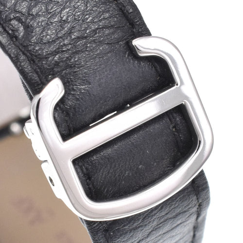 Montre Cartier - Montre Must de Cartier Tank à quartz en acier inoxydable et cuir 58 Facettes rnyyv2qzg4
