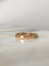Bague 53 Bague demi-alliance américaine en or jaune et rose 18k, diamants 58 Facettes 309