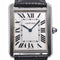 Montre Cartier Tank Solo - Montre à quartz en acier inoxydable et cuir 58 Facettes sz5tng50y8