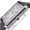 Montre Cartier Tank Solo - Montre à quartz en acier inoxydable et cuir 58 Facettes sz5tng50y8