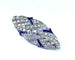Broche Broche Art déco en platine, diamants et saphirs 58 Facettes AB751