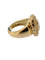 Bague 55 Bague cocktail en or jaune 18 carats, saphirs et diamants 58 Facettes A2126