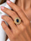 Bague 55 Bague cocktail en or jaune 18 carats, saphirs et diamants 58 Facettes A2126