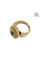 Bague 55 Bague cocktail en or jaune 18 carats, saphirs et diamants 58 Facettes A2126